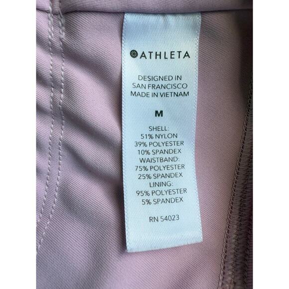 Athleta Run With It Textured 3.5” Short Pink Size Medium Running Lined - Picture 6 of 7